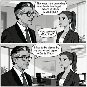 A black and white old style comic strip